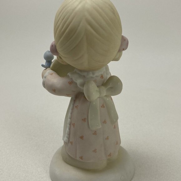 1986 Rare Club Signed Precious Moments - Birds of a Feather Collect Together - Picture 5 of 9